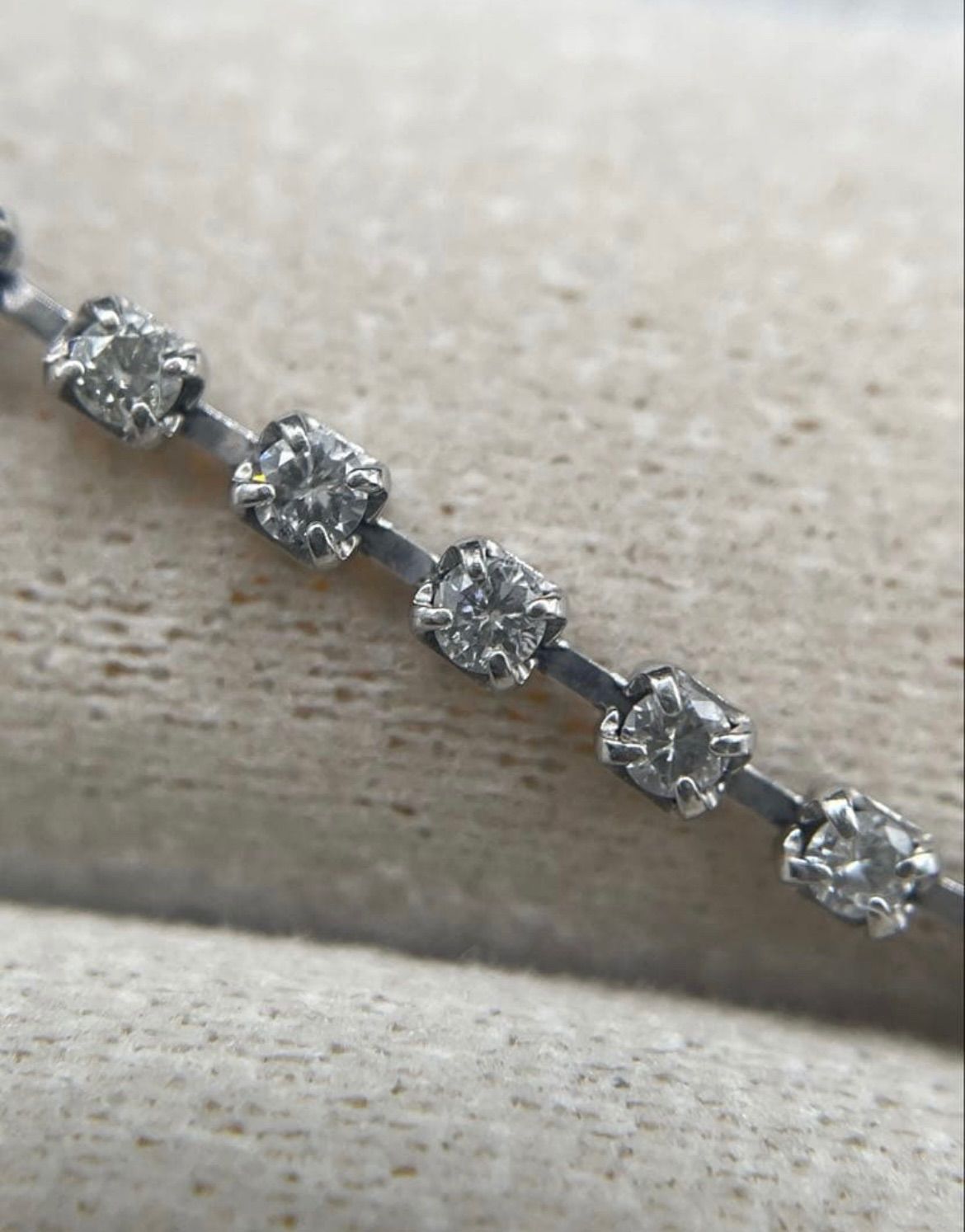 JJ164☆高級 TASAKI ダイヤモンド1ct pt ラインブレスレット鑑付