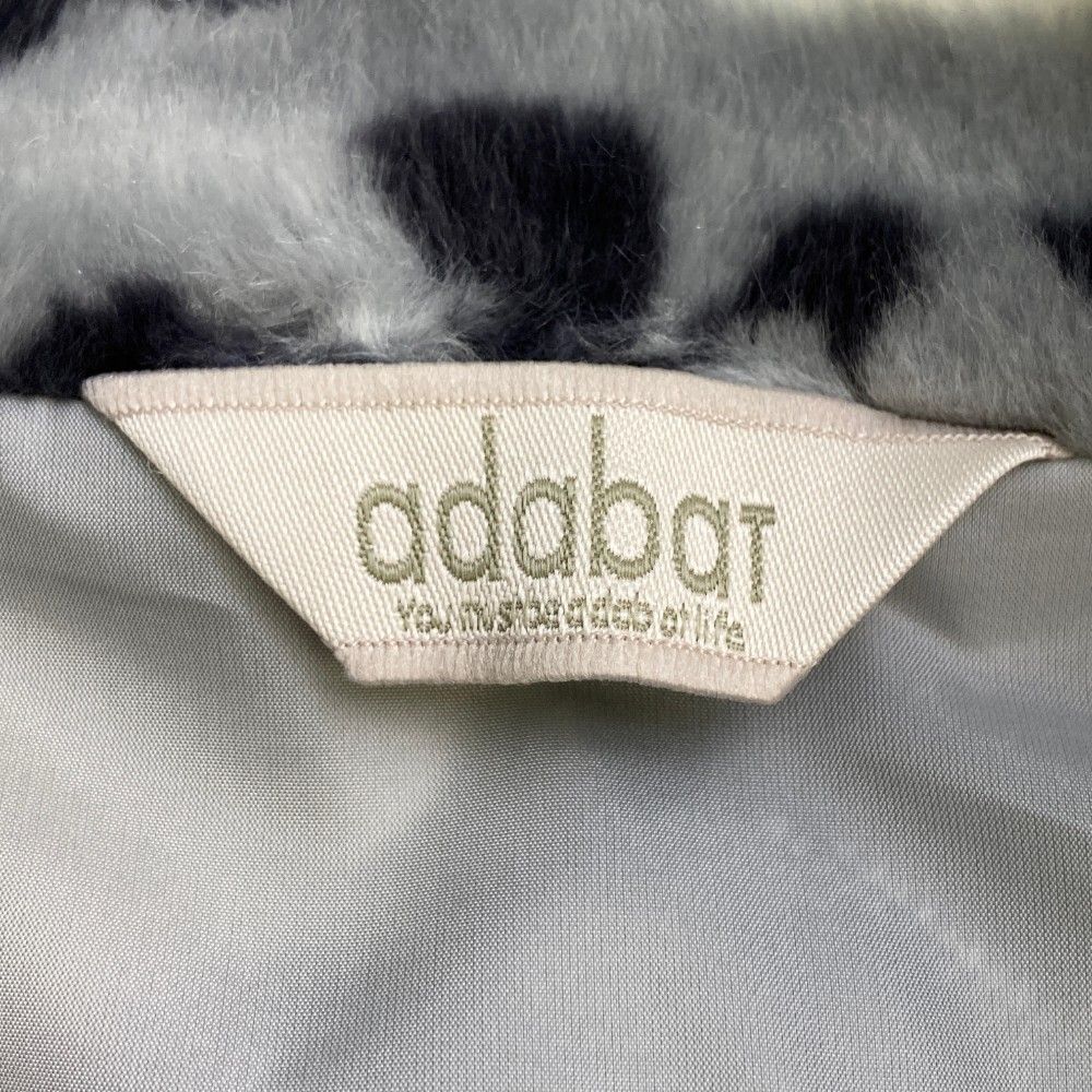 サイズ：38 ADABAT アダバット ボア ジップベスト 迷彩 カモフラ柄