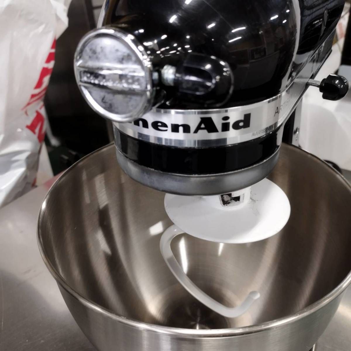 中古品】番号1232◇キッチンエイド スタンドミキサー 幅320×奥行70×高