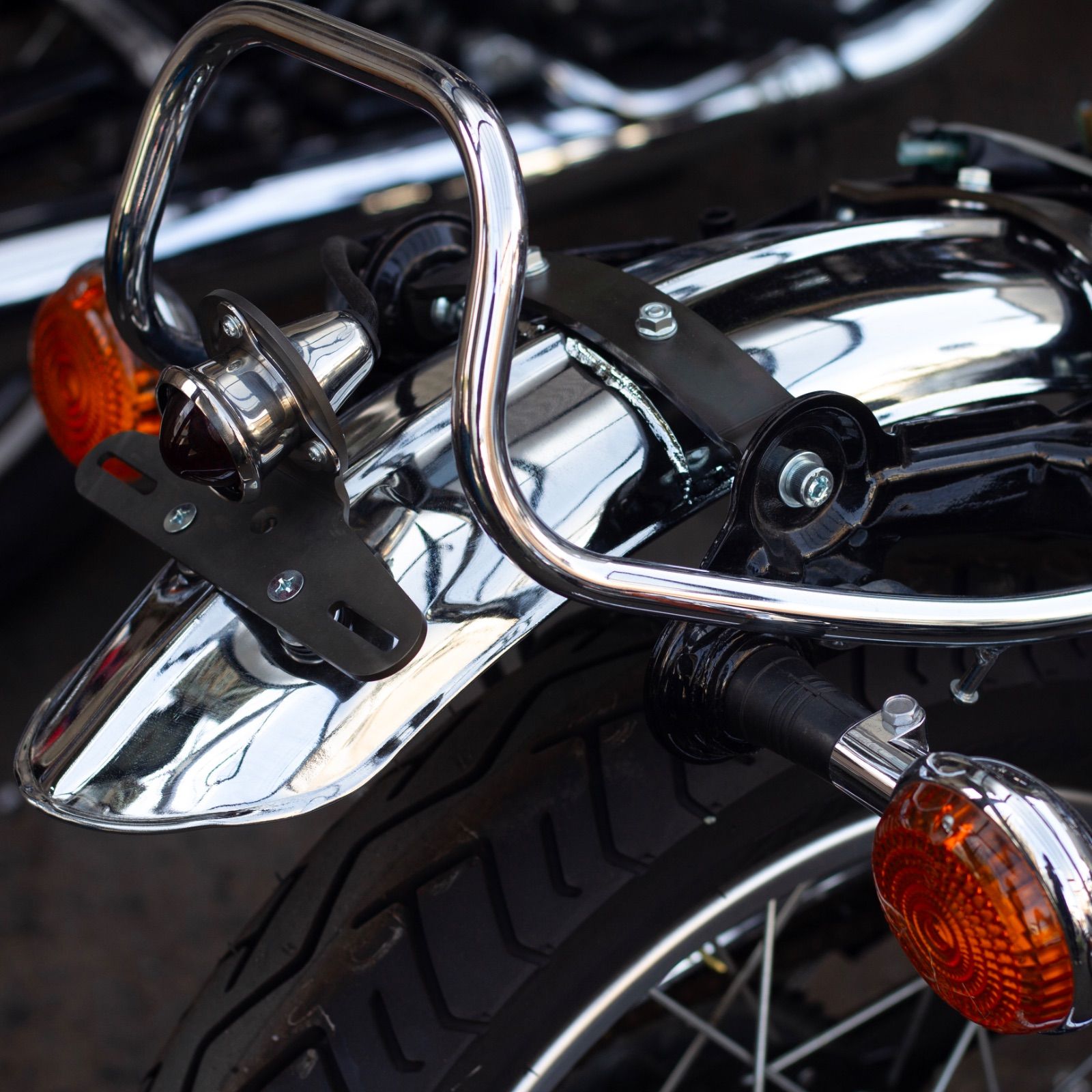 SR400/500用 ショートリブフェンダー MOTOR ROCK (MR-SM093) - メルカリ