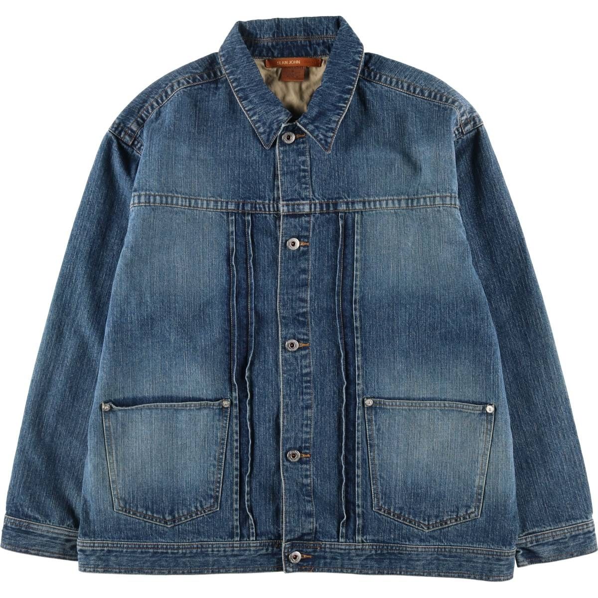 古着 90年代 ショーンジョン SEAN JOHN デニムカバーオール メンズXL相当 ヴィンテージ/eaa512465