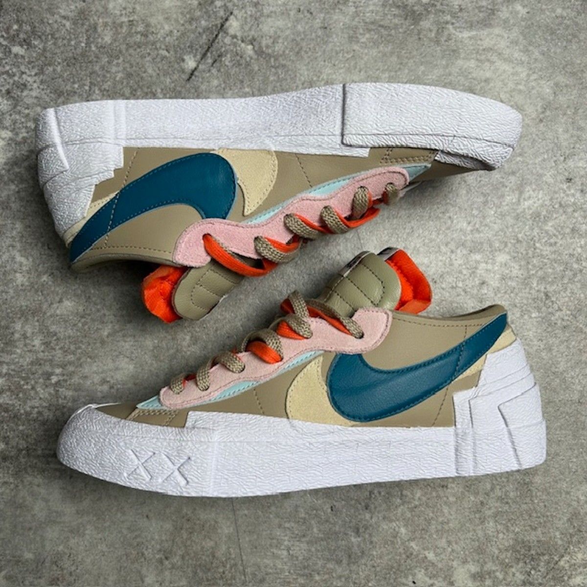 NIKE ナイキ sacai×KAWS Blazer Low Reed DM7901 200 トリプルネーム 