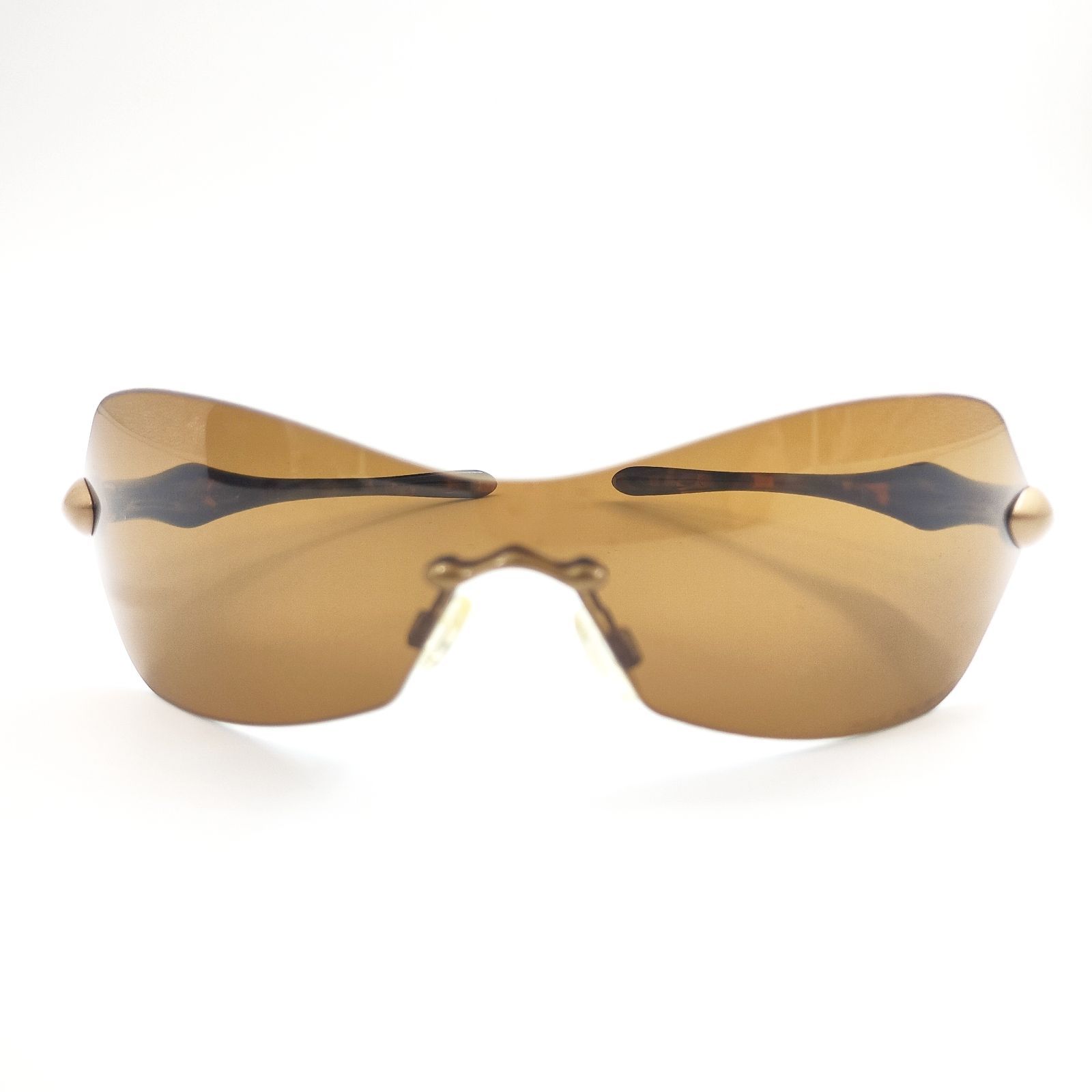オークリー スポーツサングラス 偏光レンズ POLARIZED ブラウン ケース 