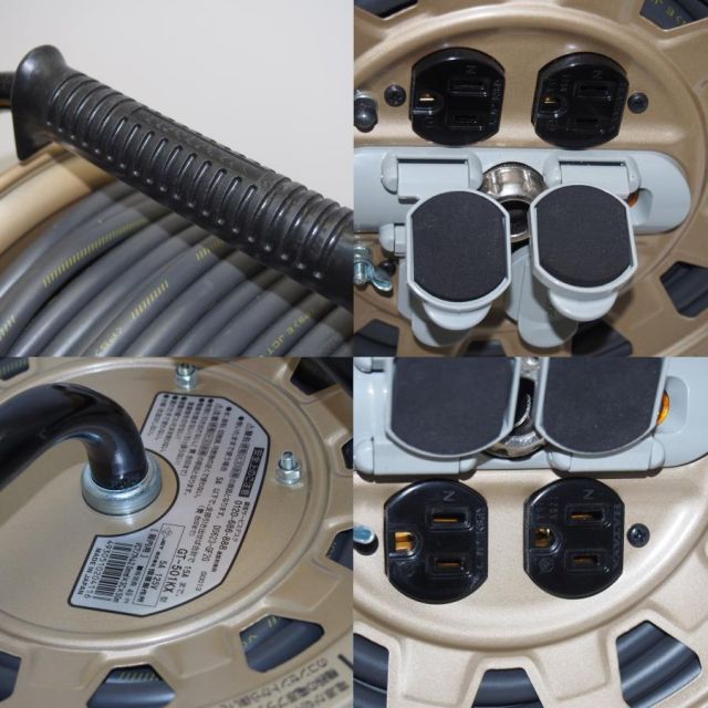 HATAYA ハタヤ 温度センサー付き50mコードリール 屋内用 GT-501KX 電動工具 ∴ WK1937 HRDEVELOPMENT_JP
