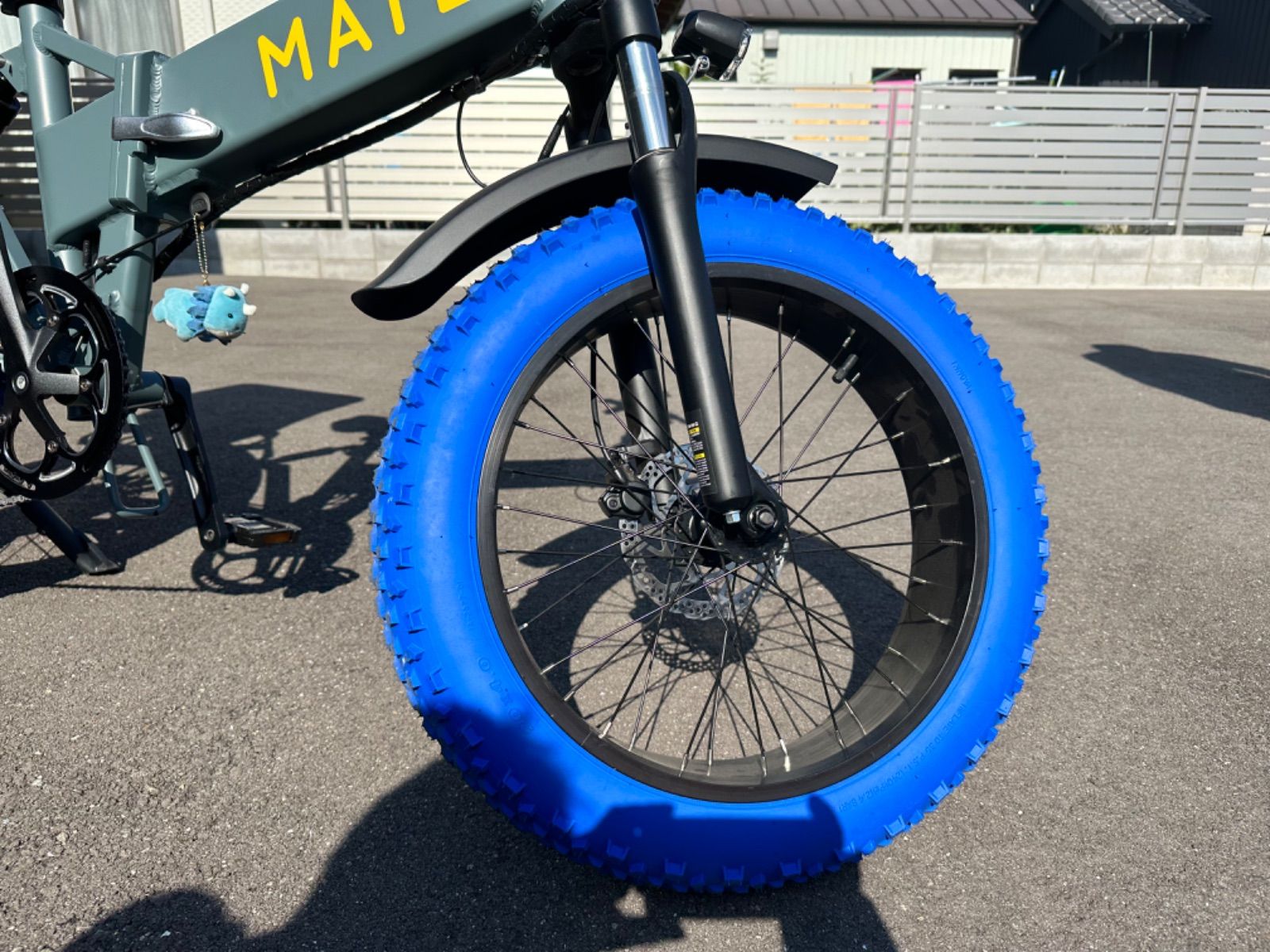 送料無料】MATE BIKEファットタイヤ 20×4.0 ブラウンエッジ 2本