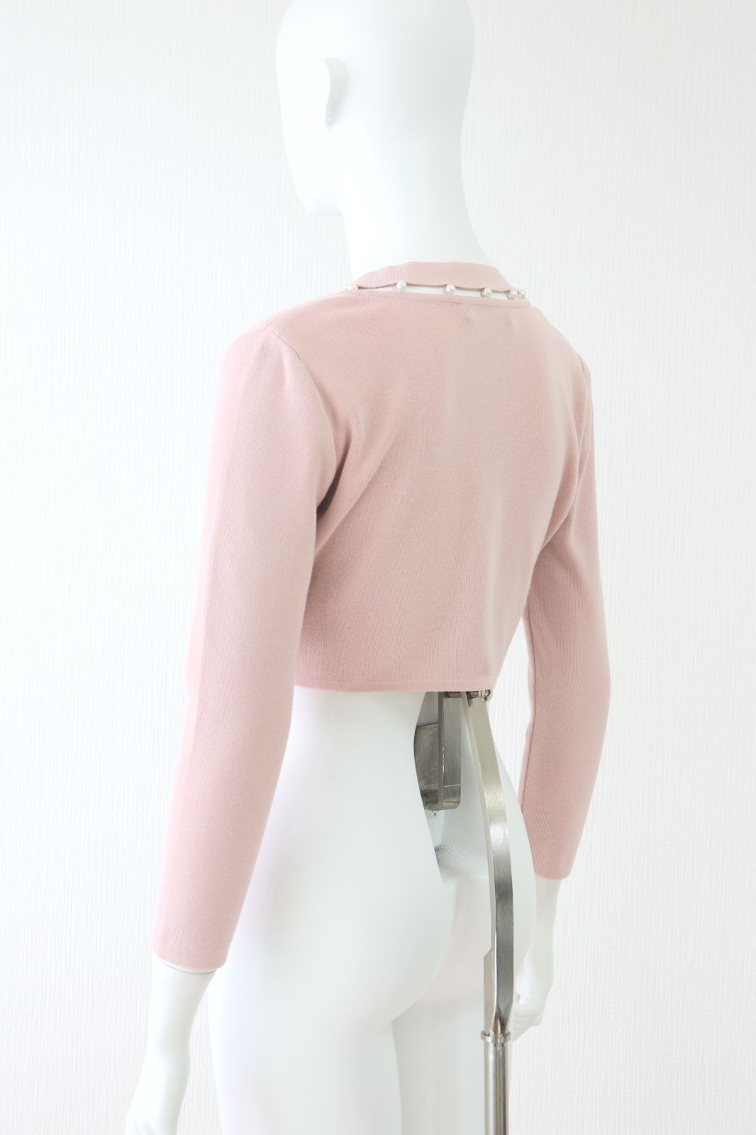 Rene パール付ボレロカーディガン