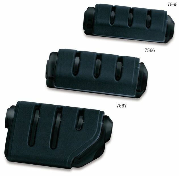 TRIDENT ISO フットペグ マウントアダプター無し グロスブラック DUALLY