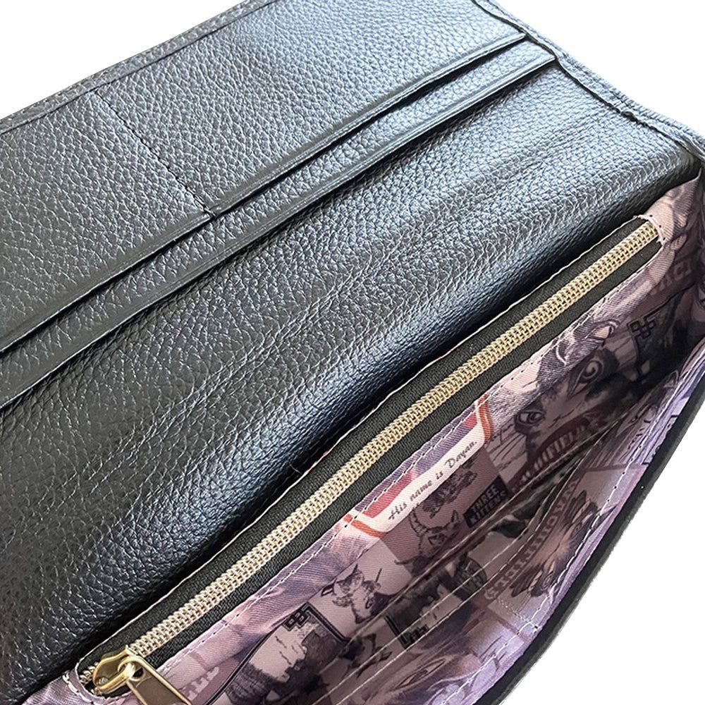 新品】 アルカイック 長札入れ 黒 わちふぃーるど 猫のダヤン 940789 