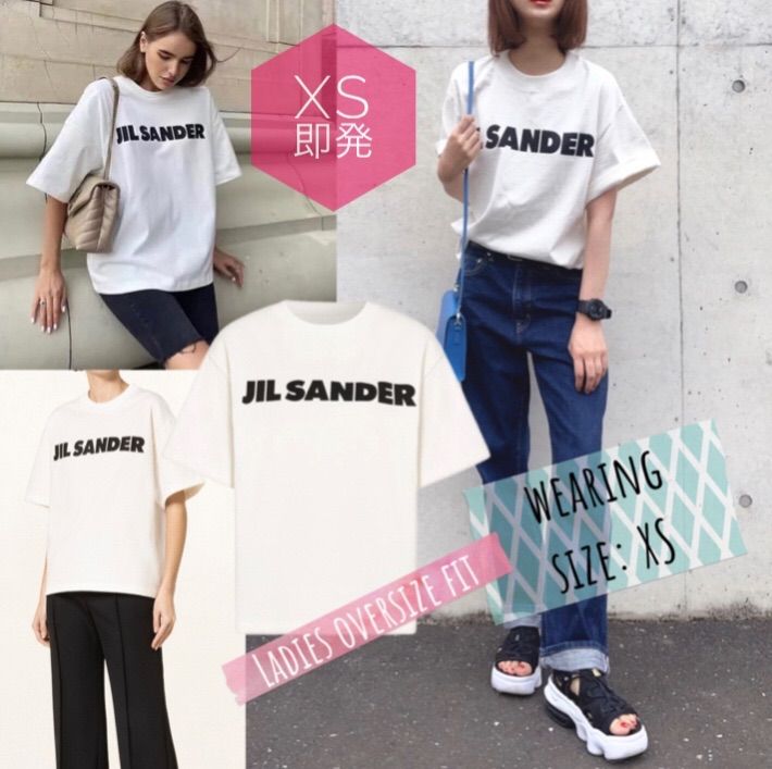 JILSANDER tシャツ レディース XSサイズ オーバーサイズ 新品-