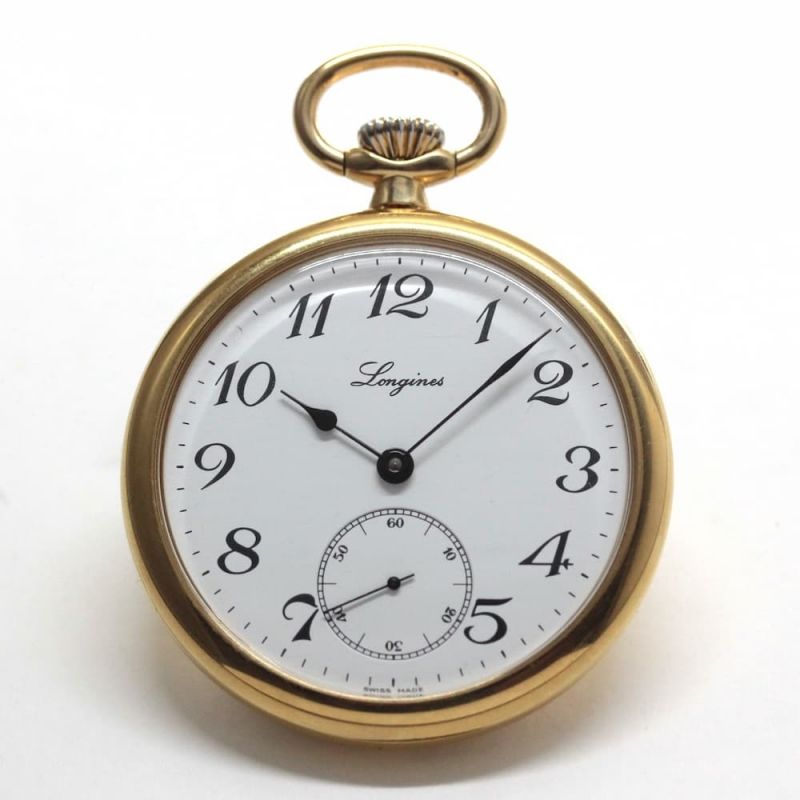 絶版モデルのロンジン オープンフェイス懐中時計/L7.014.2.13.1
