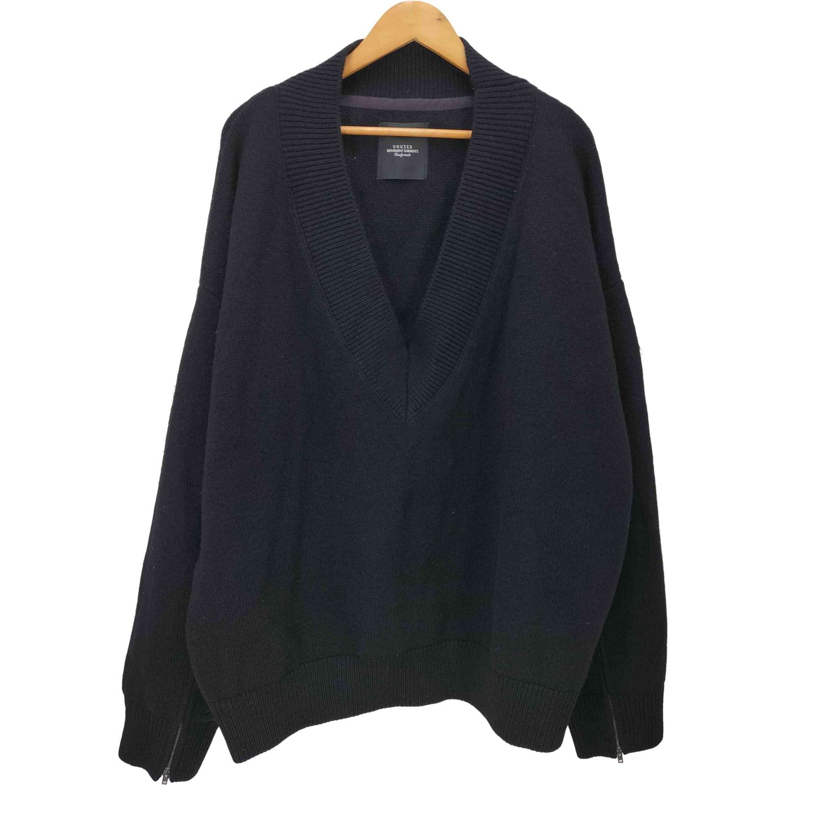 アンユーズド UNUSED 18AW 7G V-neck knit ウールニット メンズ JPN：2 