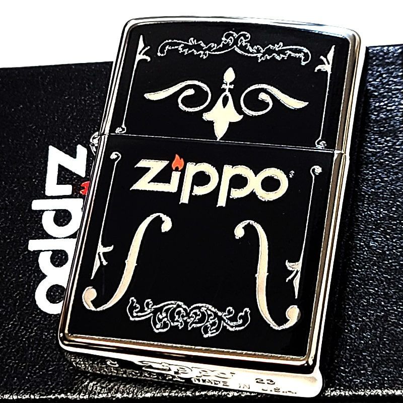 ZIPPO ライター チタンコーティング ロゴデザイン 銀チタン シルバー 