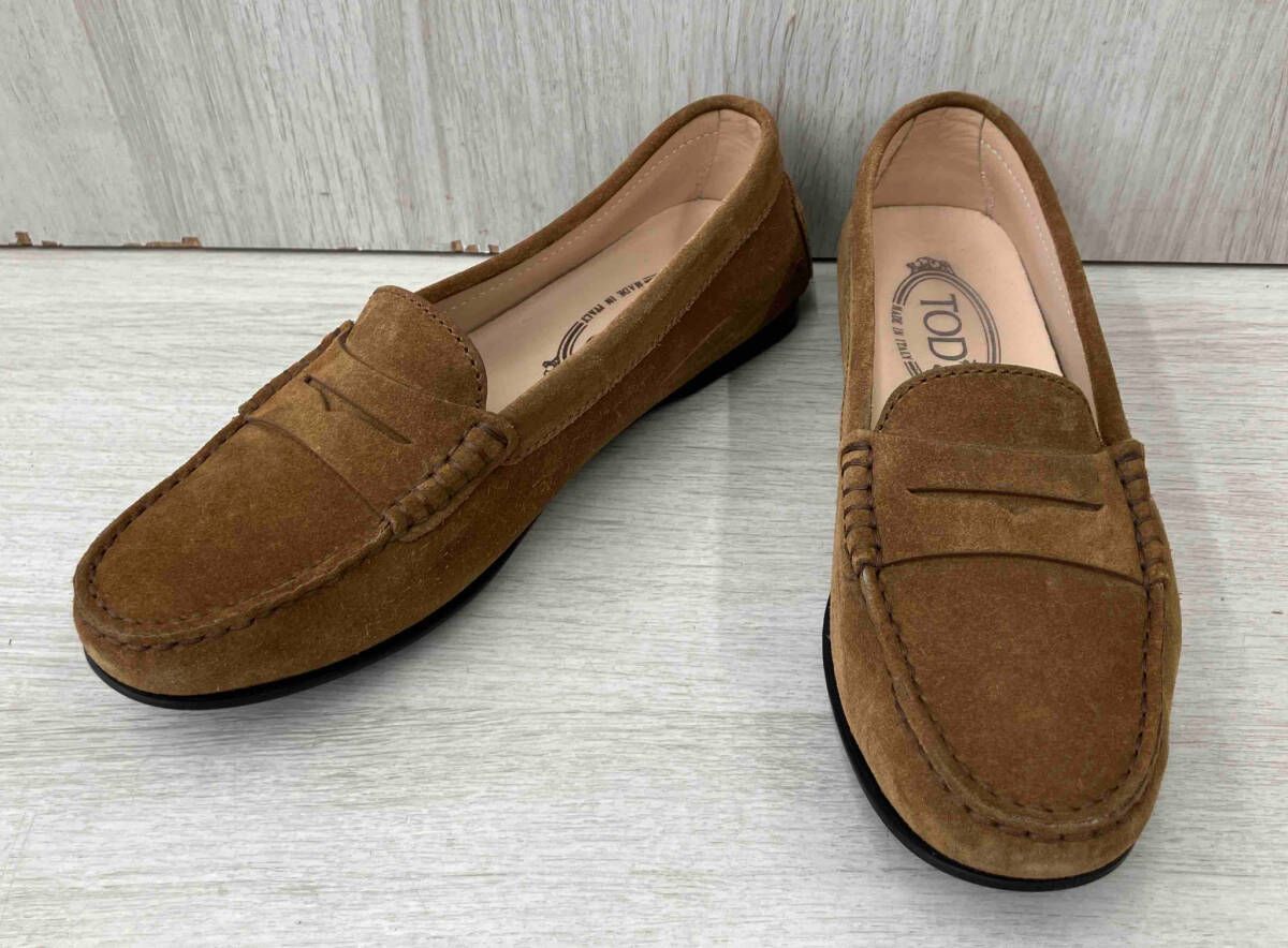 TOD'S トッズ スエードローファー サイズ36 ブラウン TOD'S トッズ スエードローファー サイズ36 ブラウン