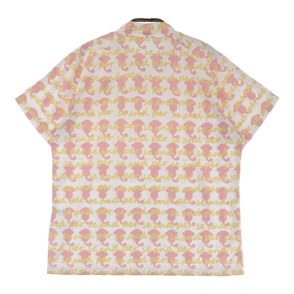 サイズ：LL AND PER SE アンパスィ モックネック 半袖Tシャツ 総