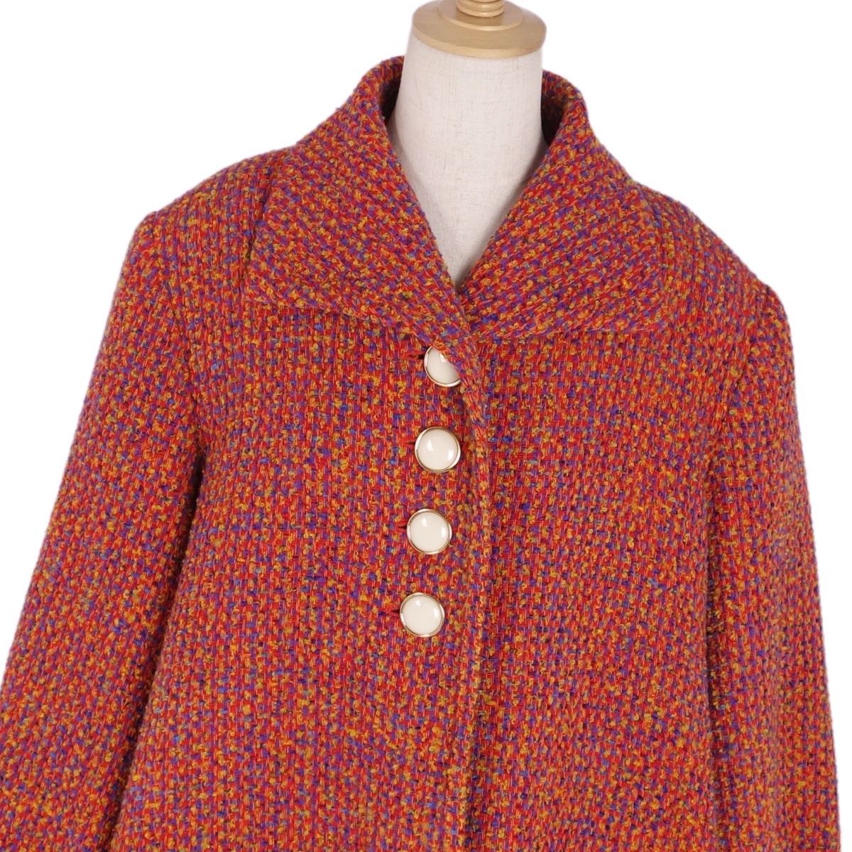 Christian Dior ツイードジャケット ウール M ヴィンテージ 美品 Vintage クリスチャンディオール Christian Dior