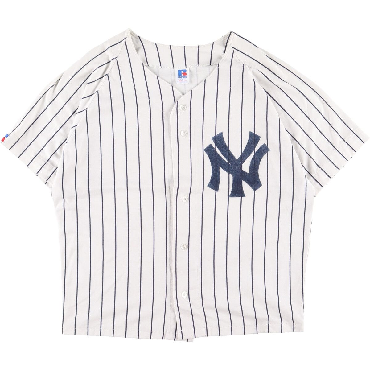 RUSSELL - USA製　90s Russell　NYヤンキースベースボールシャツ　ラッセル 楽天市場】90s MLB オフィシャル ラッセル ヤンキース ベース