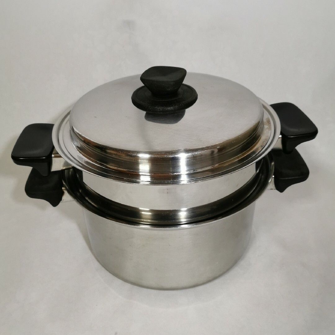 ビタクラフト ウルトラ 両手鍋5.5L NO.9506 蒸し器付き@ ビタクラフト ウルトラ 両手鍋5.5L NO.9506 蒸し器付き@ - メルカリ