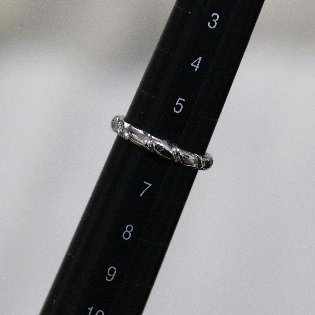 ショーメ トルサード ダイヤ8P リング 6号 PT950 箱 E1788 - メルカリ 