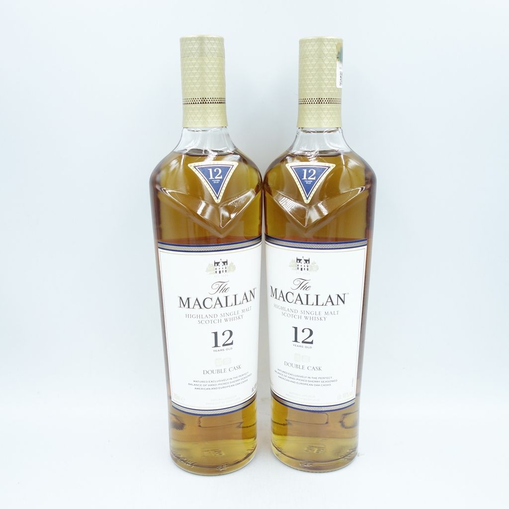 The Macallan 12年700ml 2本セットマッカラン ダブルカスク マッカラン