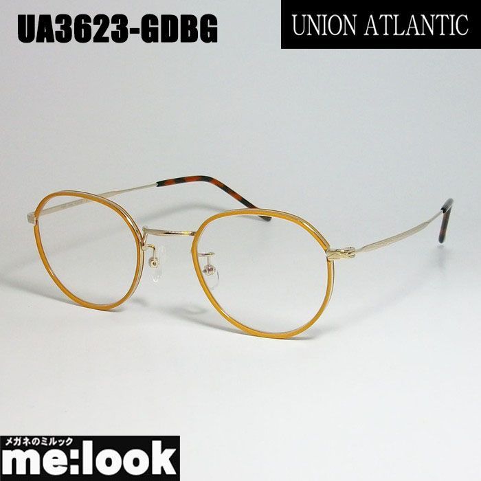 UNION ATLANTIC ユニオンアトランティック クラシック 眼鏡 メガネ フレーム サングラス UA3623-GDBG-47 ゴールド ライトブラウン