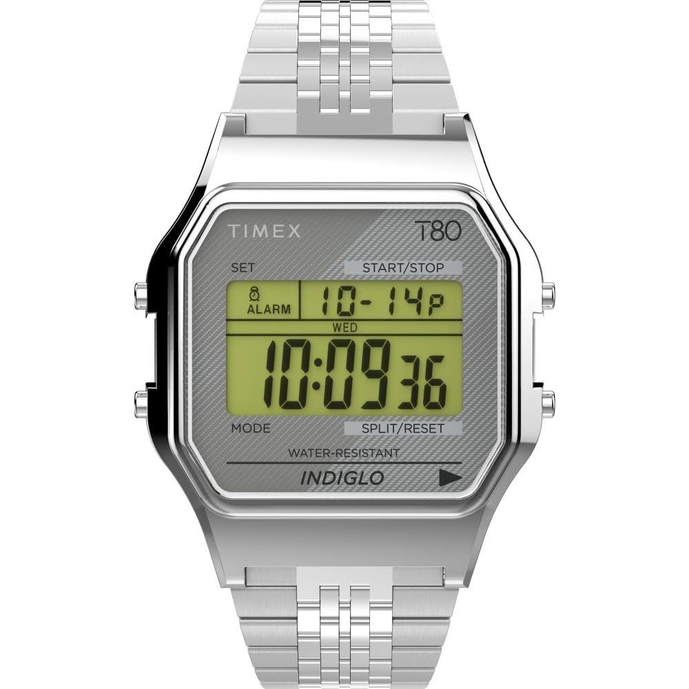 Timex タイメックス T80 34mm 腕時計 シルバー ブレスレット Silver Bracelet