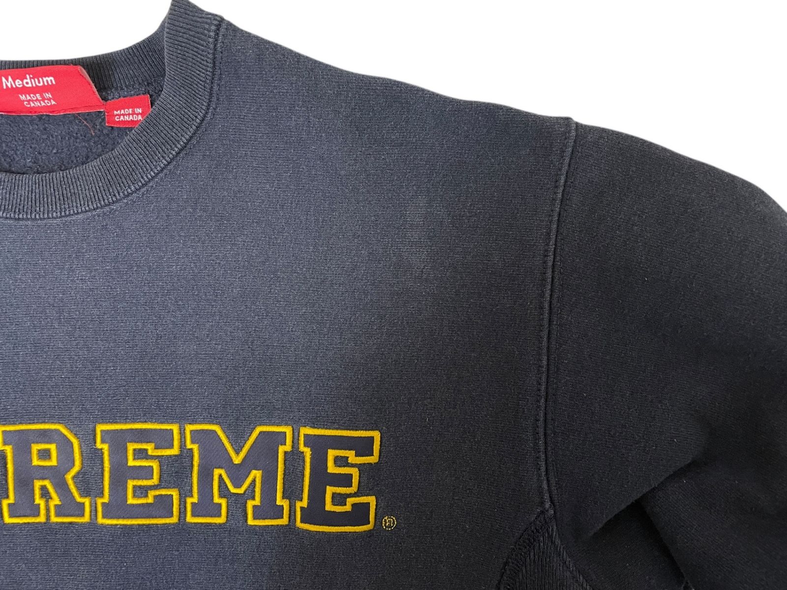 Supreme (シュプリーム) カナダ製 90s 00s 初期 刺繍ロゴ スエット