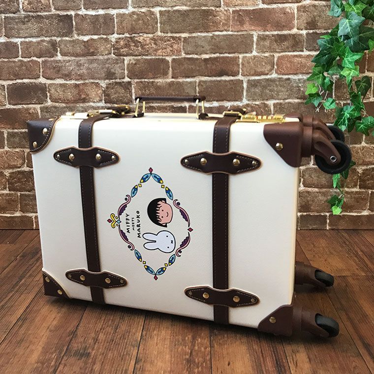 り*ん様 ミッフィー　トランク　キャリーバッグ　キャリーケース　トランクケース Miffy ミッフィー トランク 4L 旅行バッグ ミニサイズ ハピタス