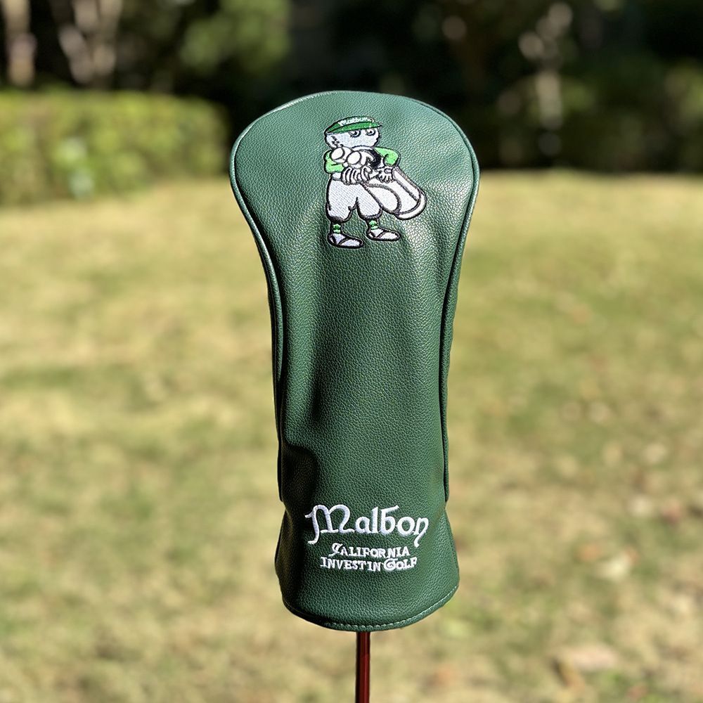 NO GOLF x CLUBHAUS パター用ヘッドカバー レザー製