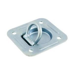 ESCO エスコ 122x113mm/35mm ウォール 金具 (埋込型) EA638BT-4 取付穴径 10mm 荷台 積載物 テープ ベルト 固定 バイク 運搬 陸送 運輪