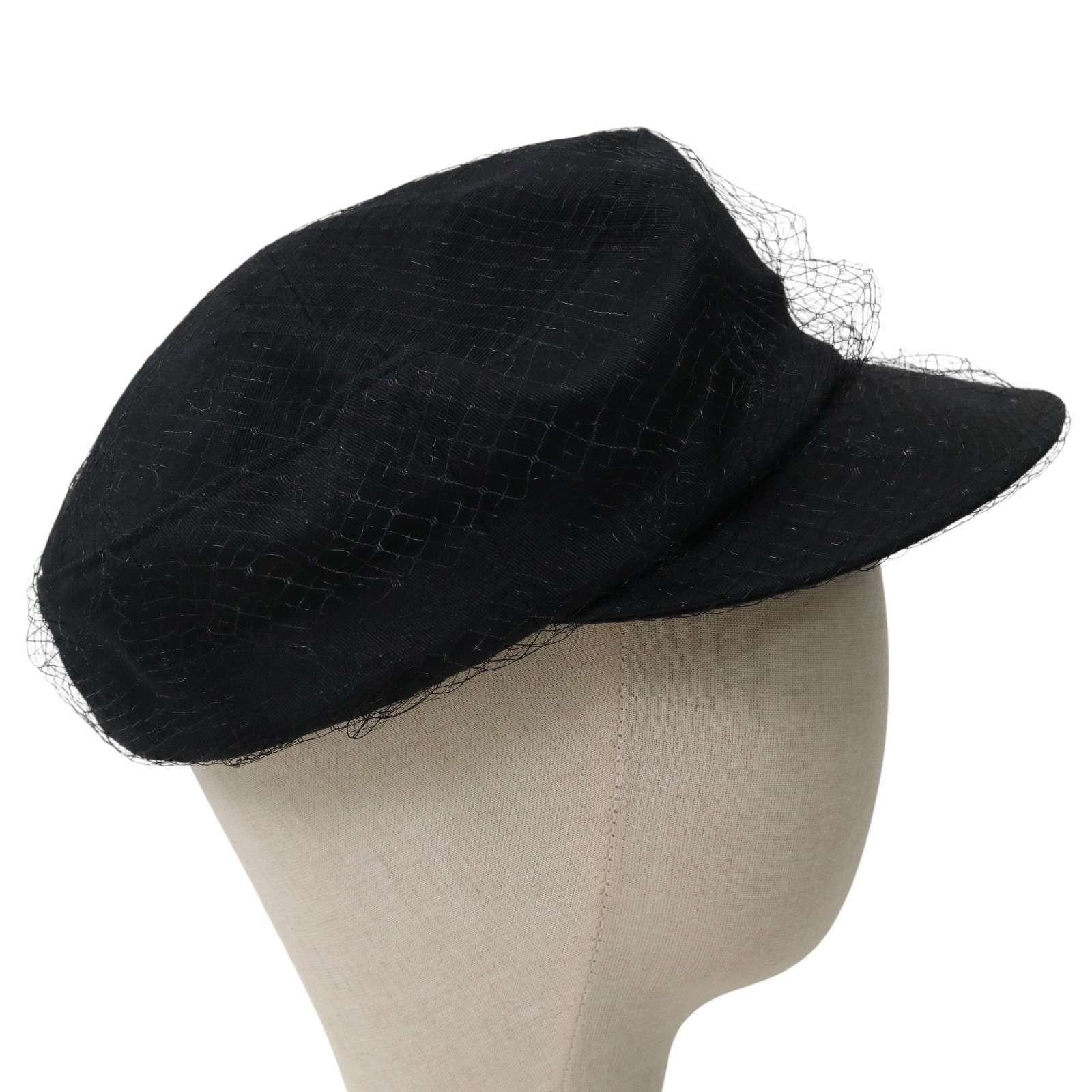 ca4la カシラ チュール 帽子 キャップ 黒 キャスケット カシラ MIKEY6