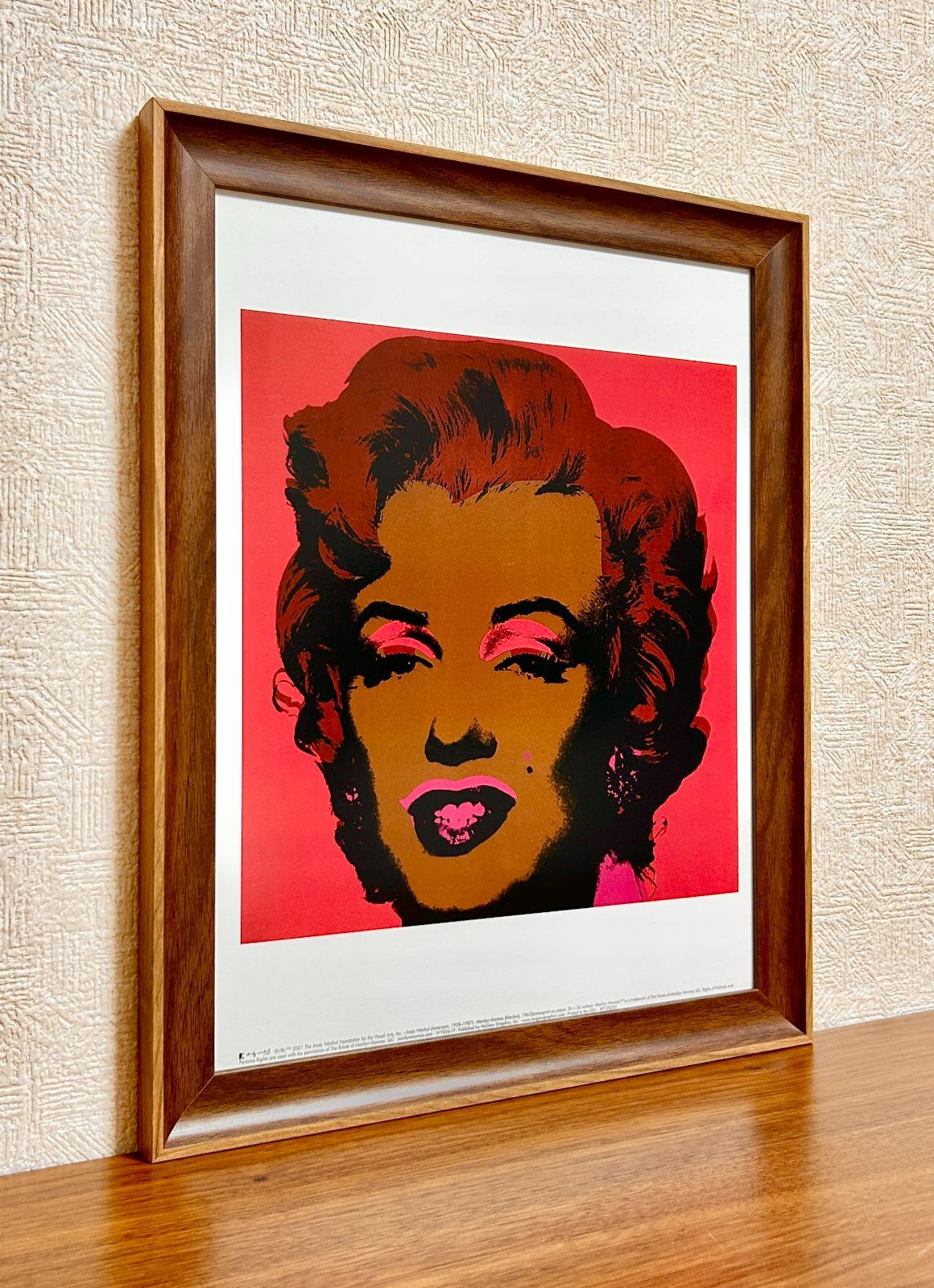 新品☆額縁付アートポスター(BRUCE MCGAW GRAPHICS)☆アンディ