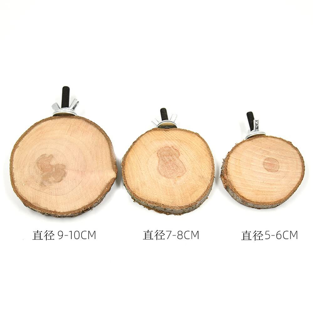 木製鳥用多機能スタンド*5 鳥用止まり木T字型スタンド。