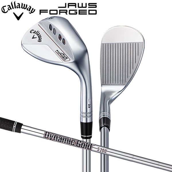 キャロウェイ ジョーズ フォージド クロム ウェッジ Dynamic Gold バーガンディ S200 スチールシャフト Callaway JAWS  FORGED ダイナミックゴールド - メルカリ