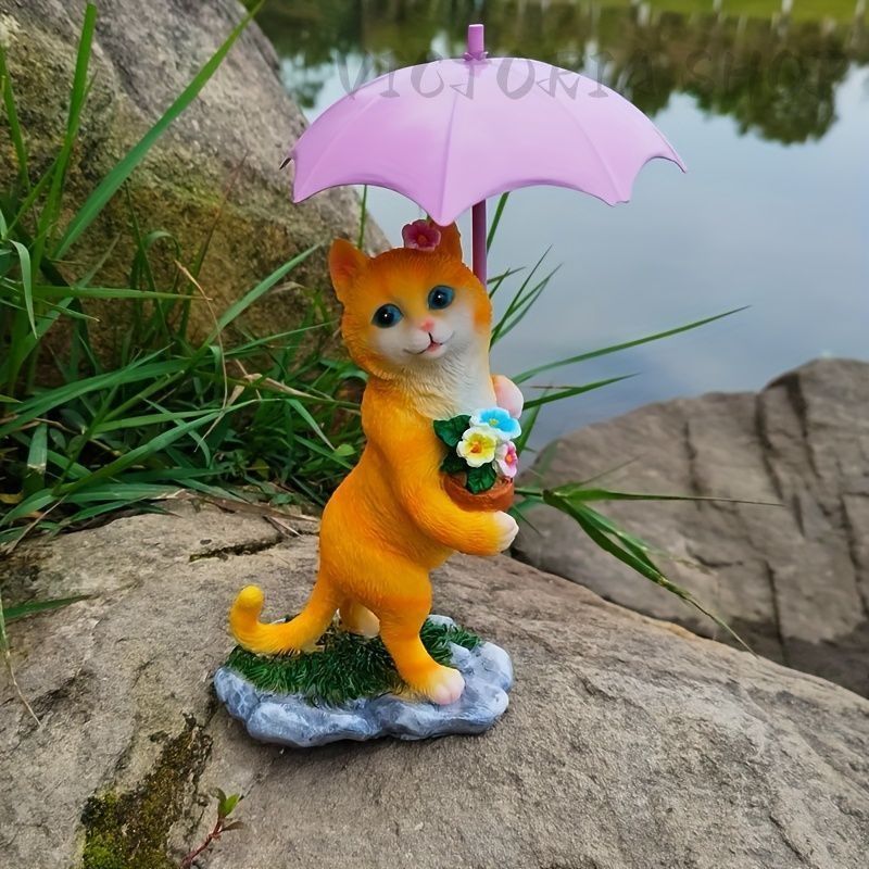 猫 ガーデン雑貨 オブジェ 置物 オーナメント 猫の置物 オーナメント ネコ 可愛い キャット ガーデンオブジェ