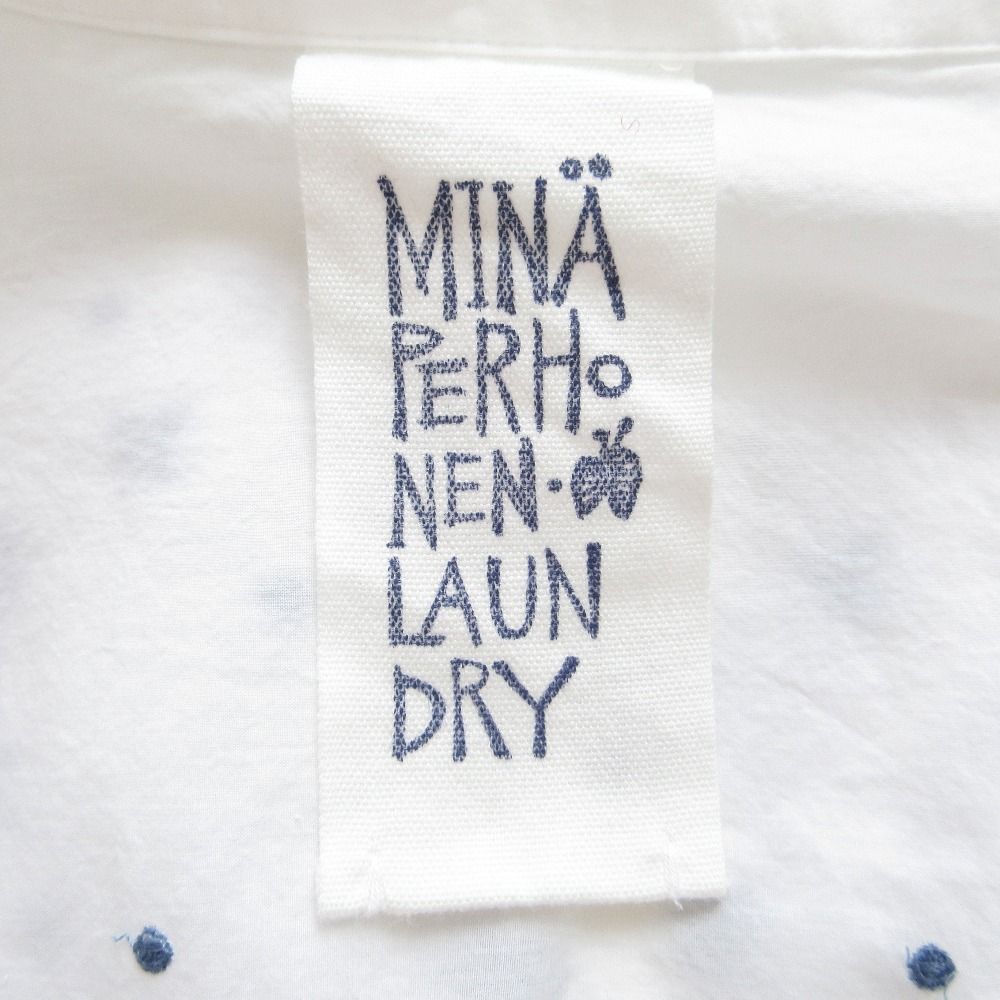 ミナペルホネン hoshihana ブラウス hoshi*hana スタンドカラーブラウス - minä perhonen