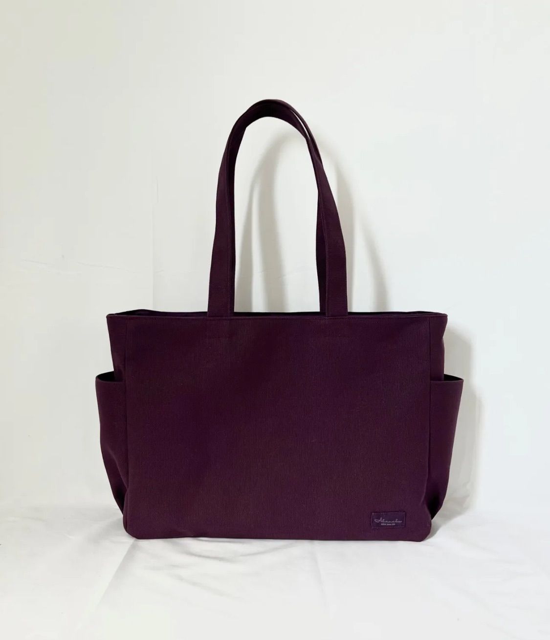 大きめトートバッグ 底板付き