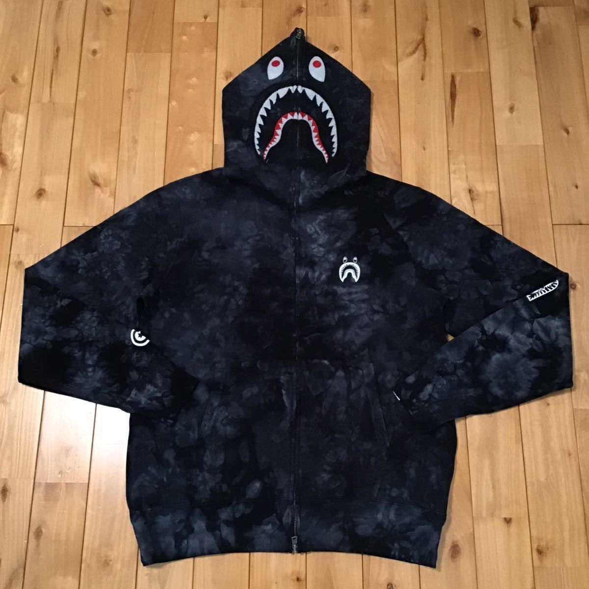 新品 タイダイ シャークパーカー BAPE shark ベイプ ape エイプ - メルカリ