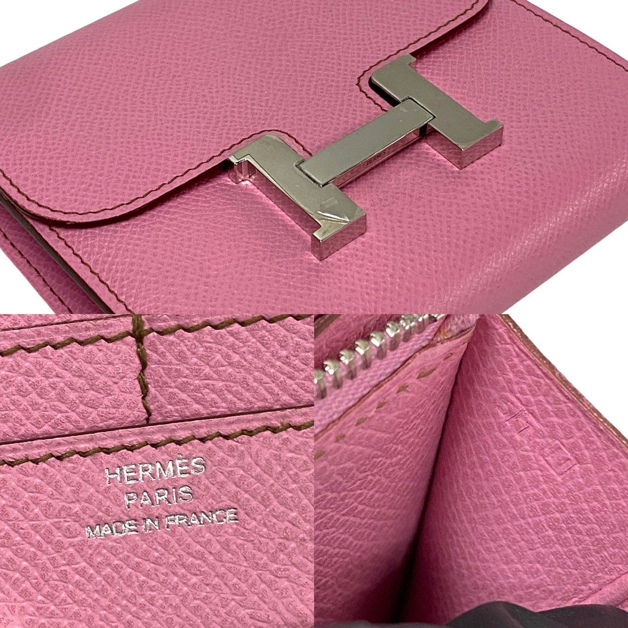 ほぼ未使用 箱 袋付 □N刻印 HERMES エルメス コンスタンス コンパクト 