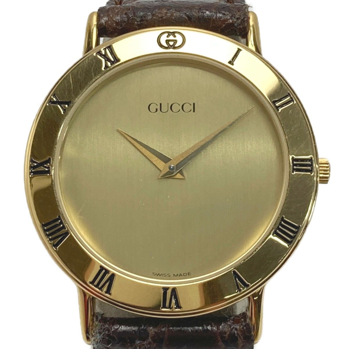 GUCCI グッチ GP 3000.2.M ゴールド クォーツ メンズ 腕時計