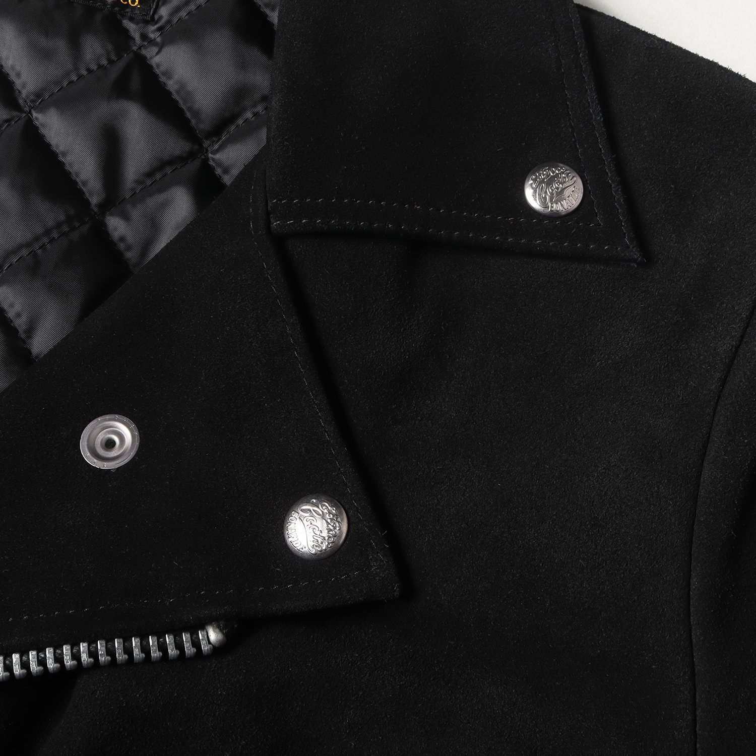 cootie スウェードライダースジャケット　Sサイズ　レザーライダース 中古・古着通販】COOTIE (クーティー) スウェードライダースジャケット