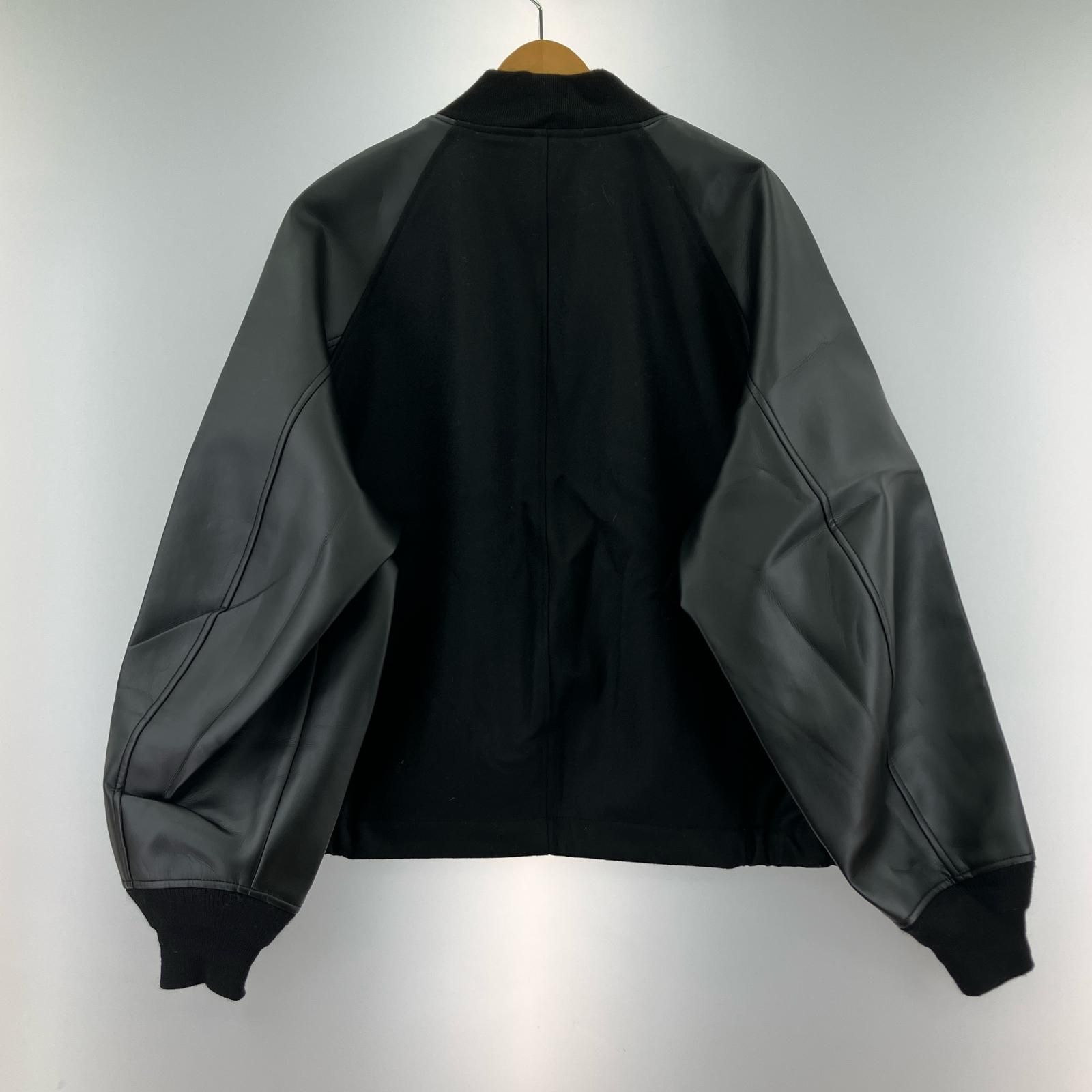 THE RERACS AWARD JACKET サイズ46 THE RERACS Award Jacket 23FW 46 ﾌﾞﾗｯｸ - メルカリ