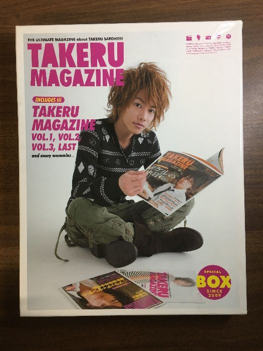 TAKERU MAGAZINE vol.1〜Last BOX TAKERU MAGAZINE Vol1.2.3.LAST】◇4冊セット スペシャルBOX the