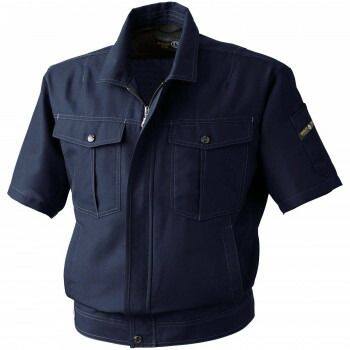 桑和 971 半袖ブルゾン Mサイズ ネイビー(1) Absolute GEAR - メルカリ