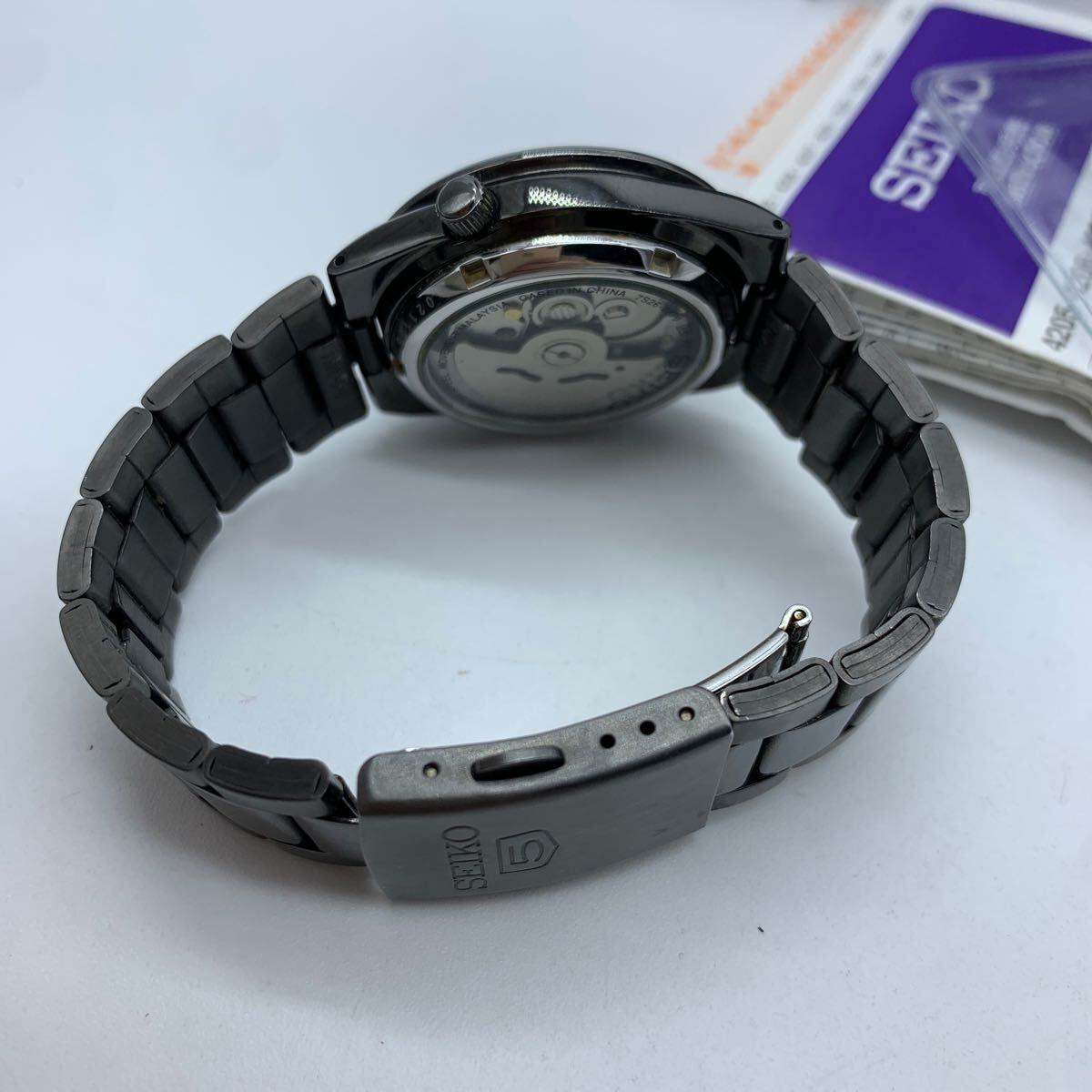 SEIKO 5セイコー5 7S26-02T0 自動巻 【美品】 SEIKO 5 セイコー ファイブ 7S26-02T0 自動巻き メンズ 腕時計