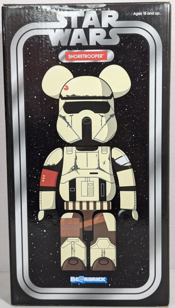 BE@RBRICK SHORETROOPER（TM）400％100% Medicom 400% Bearbrck ~ Star Wars Shoretrooper Be@r brick