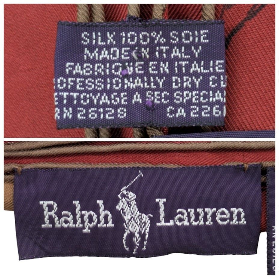 Ralph Lauren ラルフローレン ヴィンテージ スカーフ シルク100