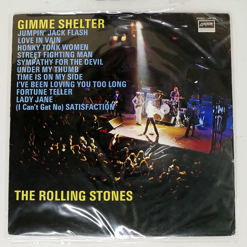 赤盤 国内盤 ROLLING STONES/GIMME SHELTER/LONDON L20P1034 LP