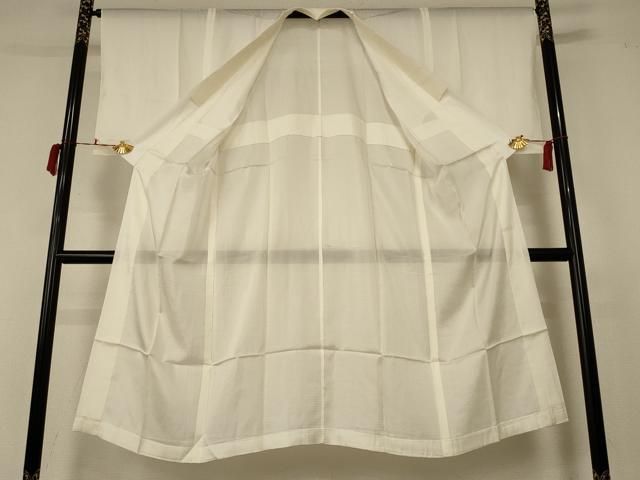 平和屋着物 夏物 長襦袢 絽 鳥の子色 正絹 AABC3499jd