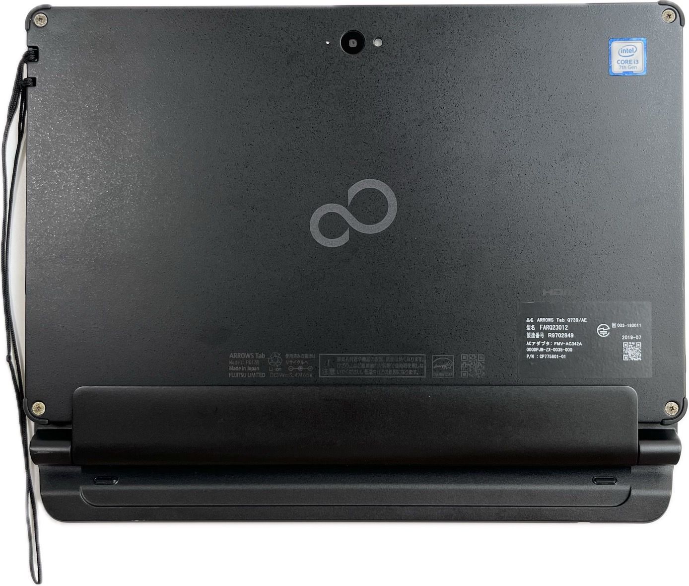 富士通 ARROWS Tab Q739/AE Core i3 第8世代　#2 FMV 富士通 Arrows Tab Q739 第8世代 Core i3 メモリ4GB SSD