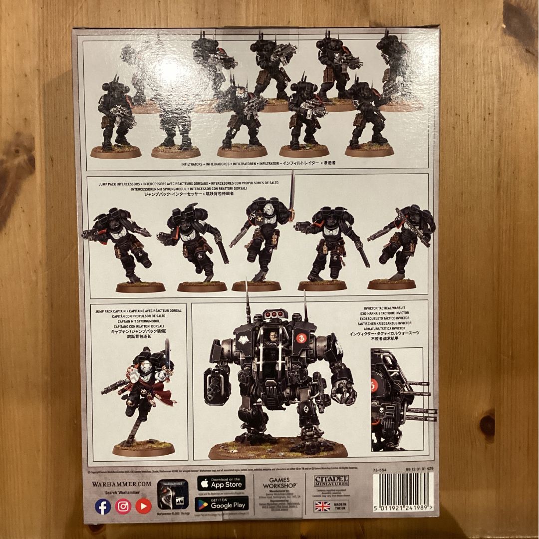 レイヴンガード コンバットパトロール Combat Patrol Raven Guard ウォーハンマー40 000